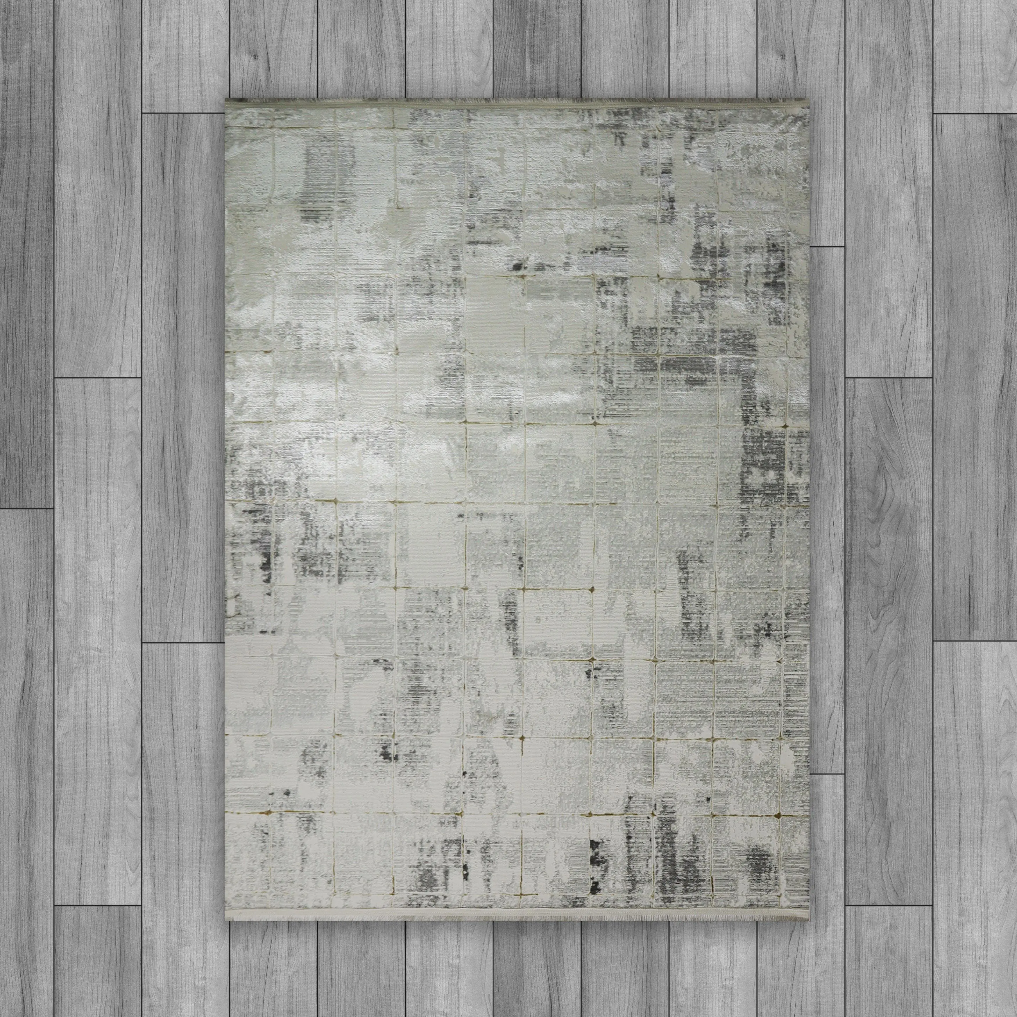 AGAH KF413 Gray Square Pattern