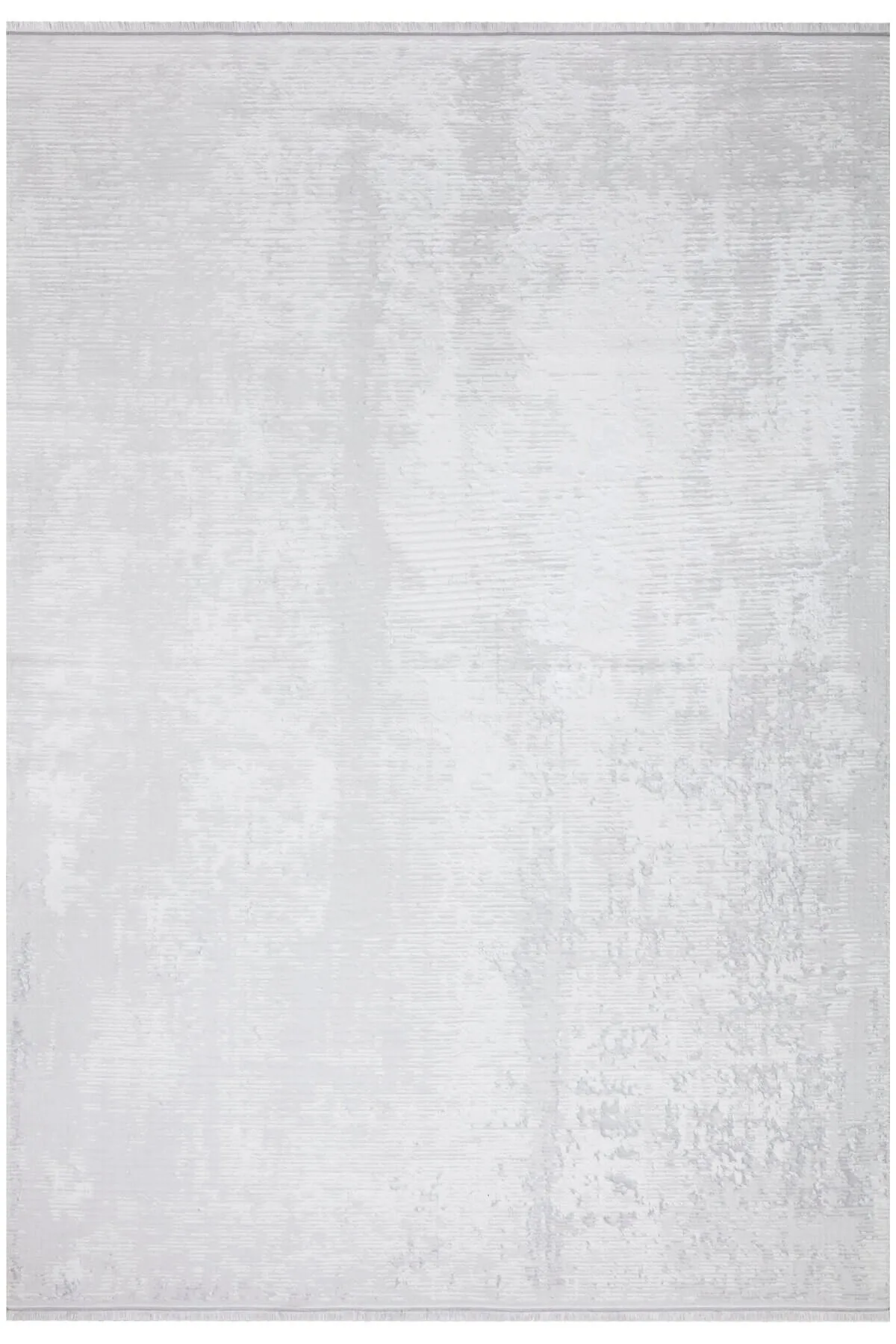 White Vintage Bamboo Non-Slip Machine Woven Rug