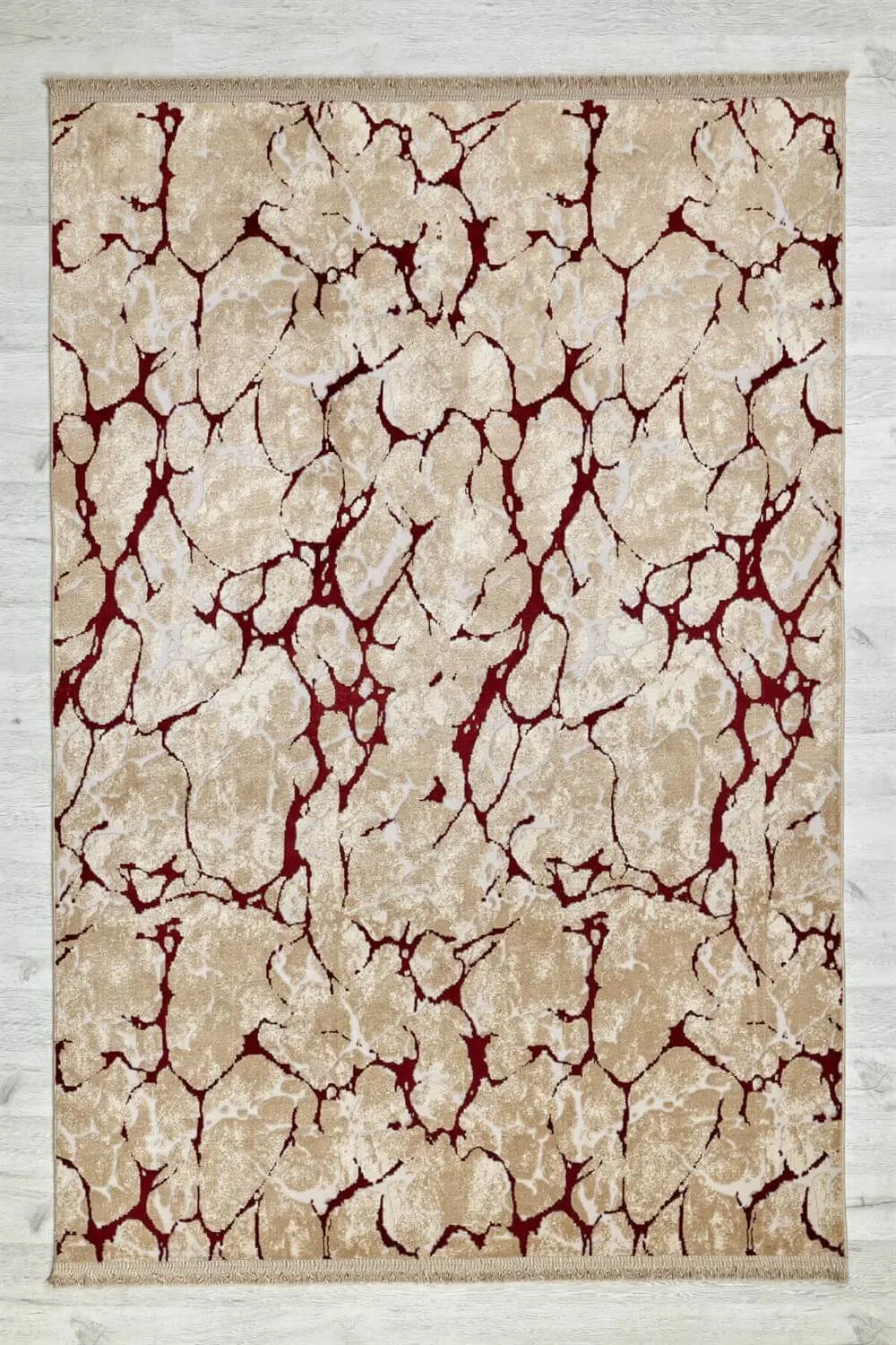 Burgundy Bamboo Soft Woven Rug Runner for Kids Bedroom Living Room Kitchen