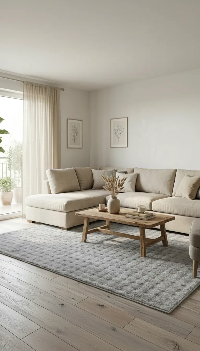 Dream Soft Gri Non-Slip Machine Washable Rug with Soft Surface
