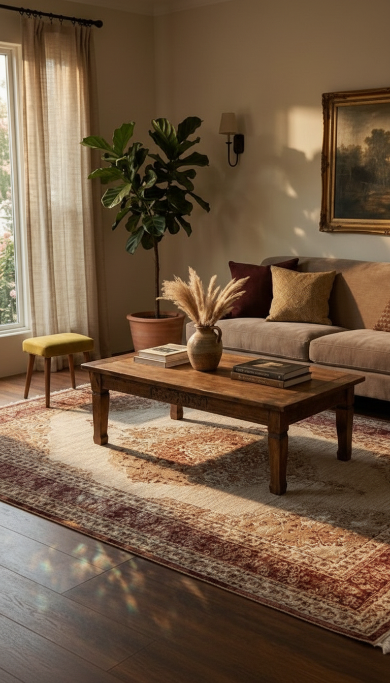 GOBLEN Series 710,000 Points Dust-Proof Cotton Backed Terra Colored Carpet I 8628