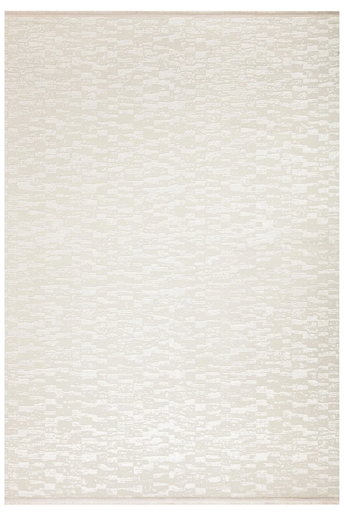 Shiny Bone Color Washable Thin Non-Slip Rug