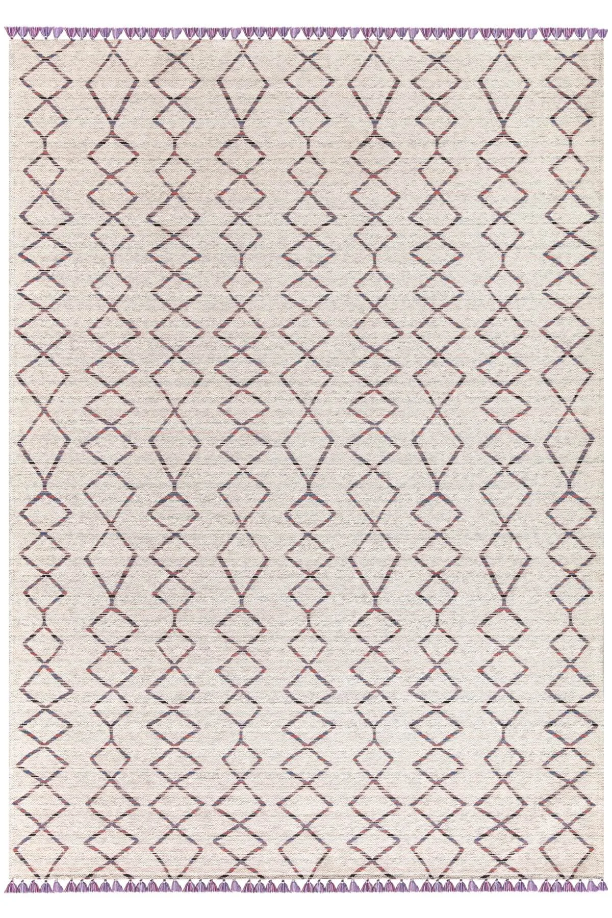 Lilac Colorful Non-Slip Stain-Proof Kilim