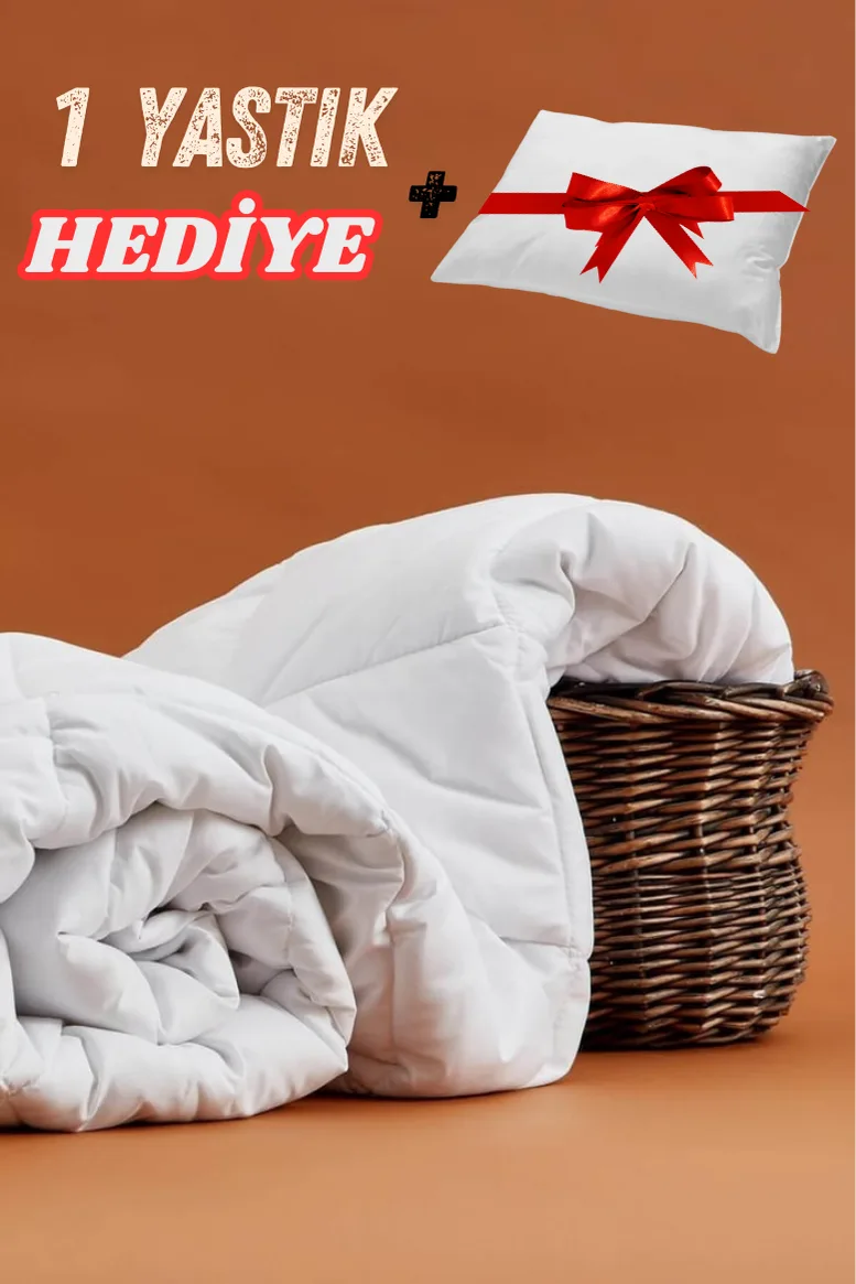 Single Microfiber Printed Duvet 155x215 + Free Pillow