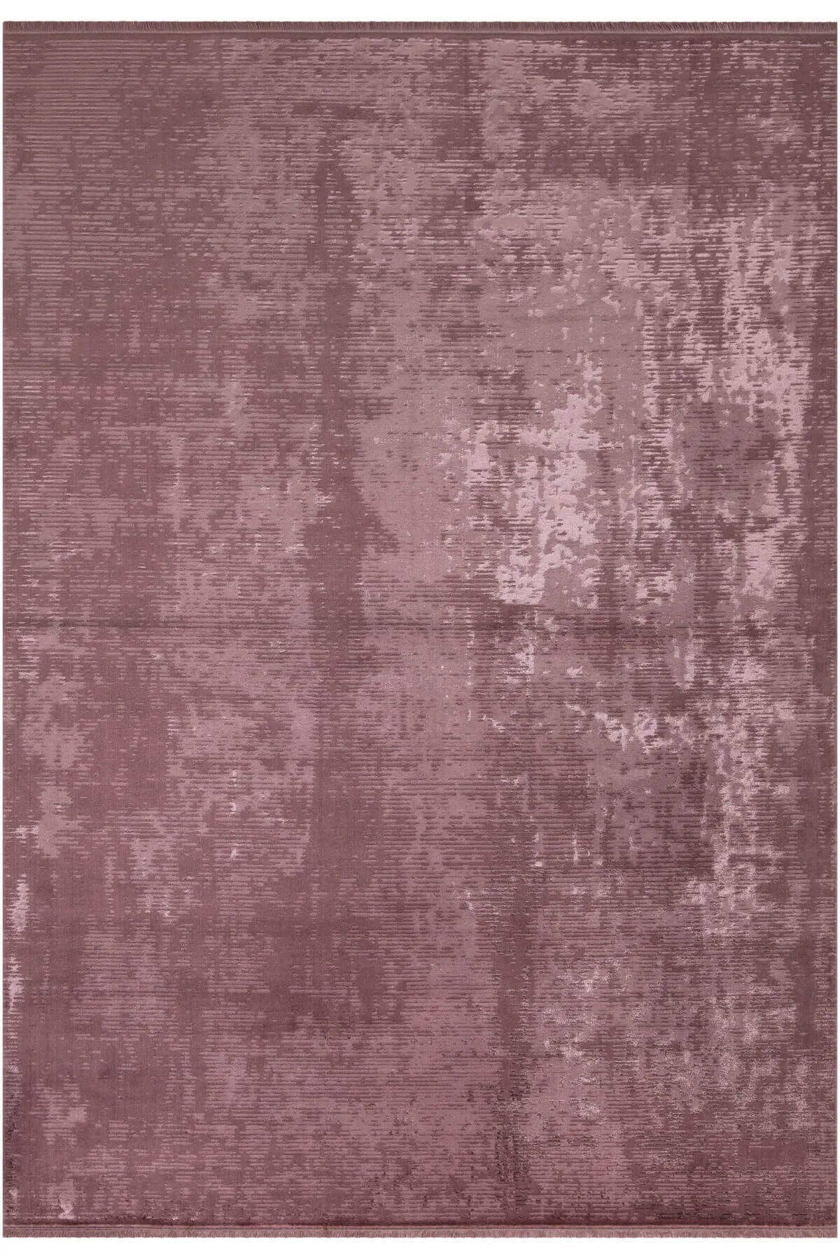 Rose Rengi Vintage Bambu Altı Kaymaz Makine Dokuma Halı