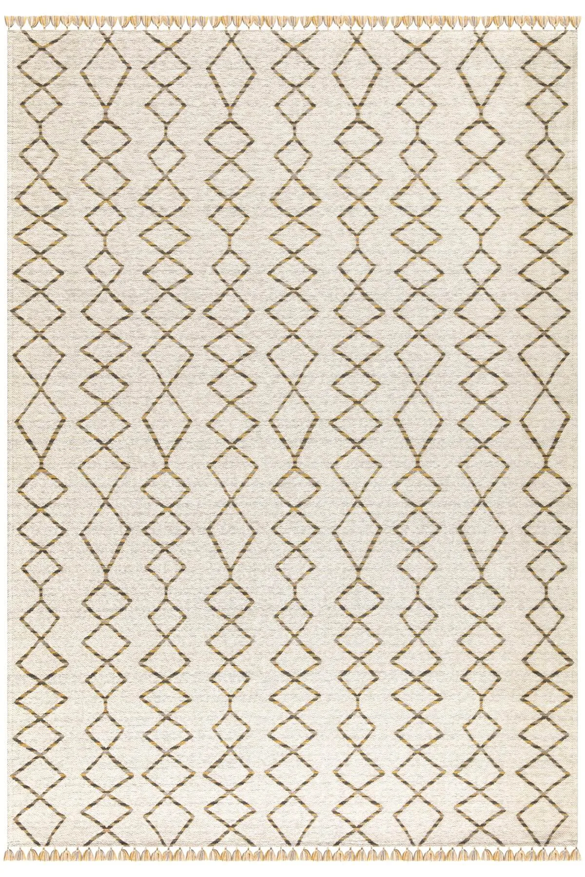 Yellow Non-Slip Stain-Proof Kilim Rug