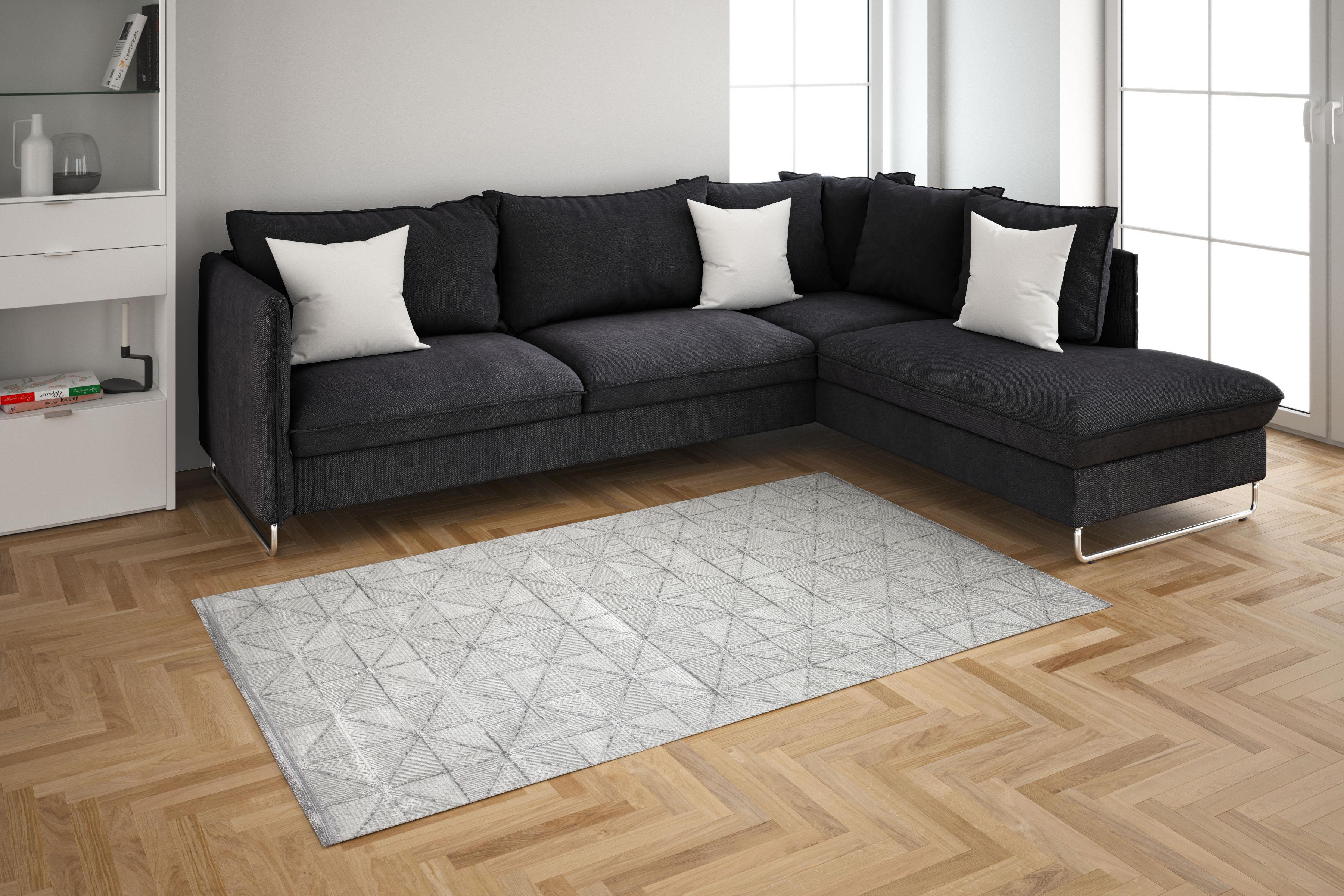 Sema Series Pyramid Pattern Rotating non-slip bottom Machine Woven Carpet | 2015