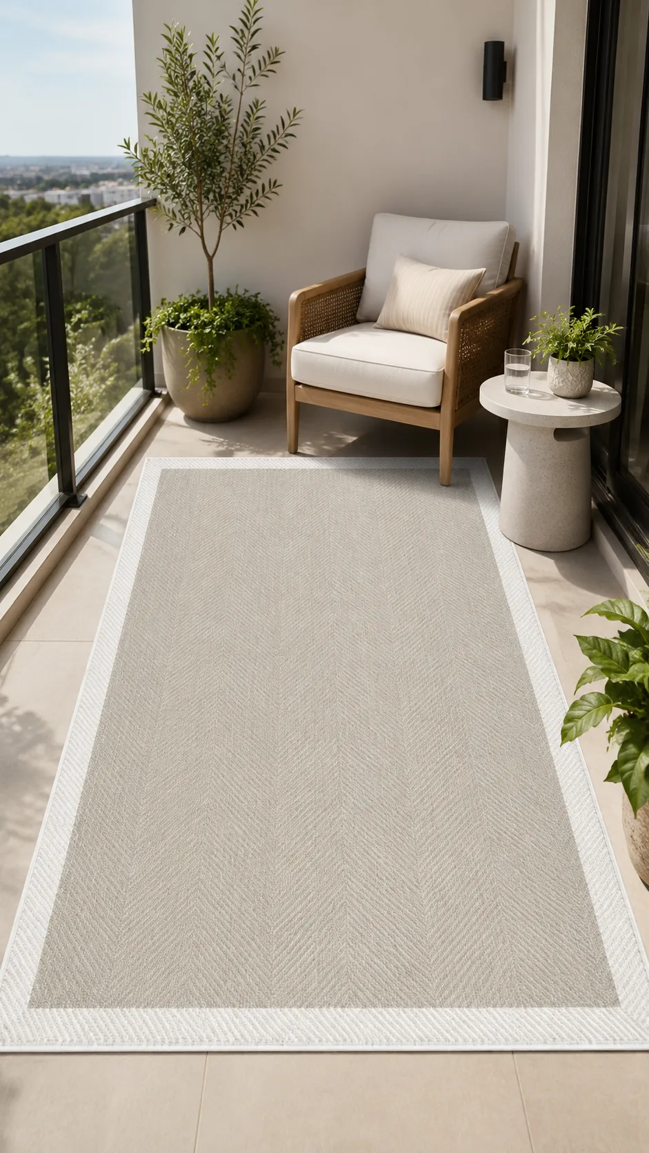 Sisal Nil Vanilya Washable Ready-to-Lay Flat Weave Rug SS516 Kaymaz