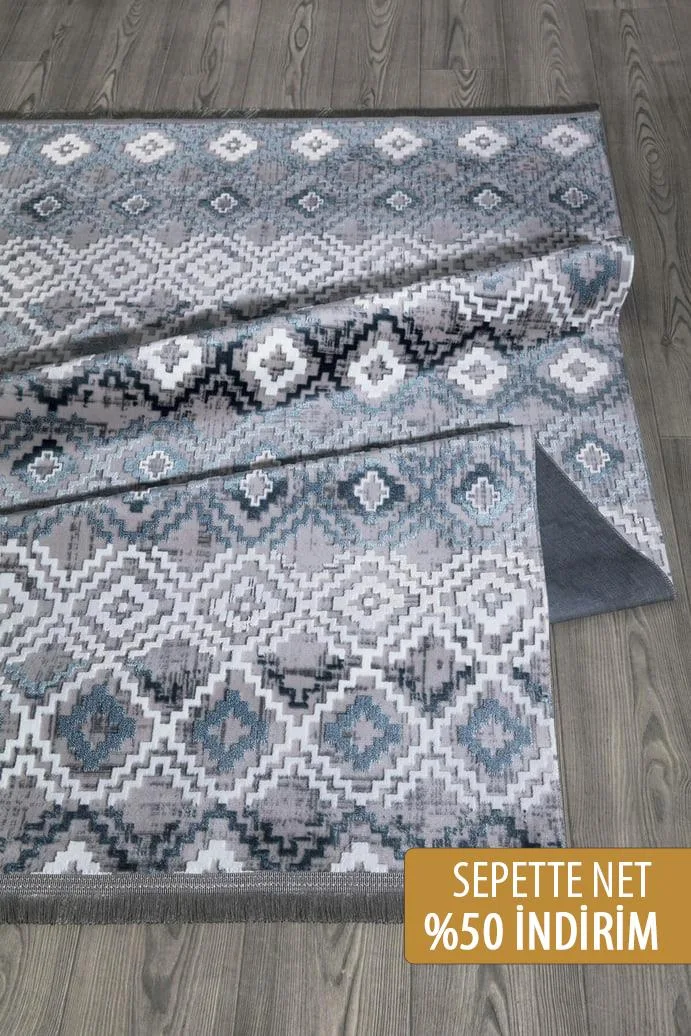 Stella Mavi Colorful Glossy Decorative Rug