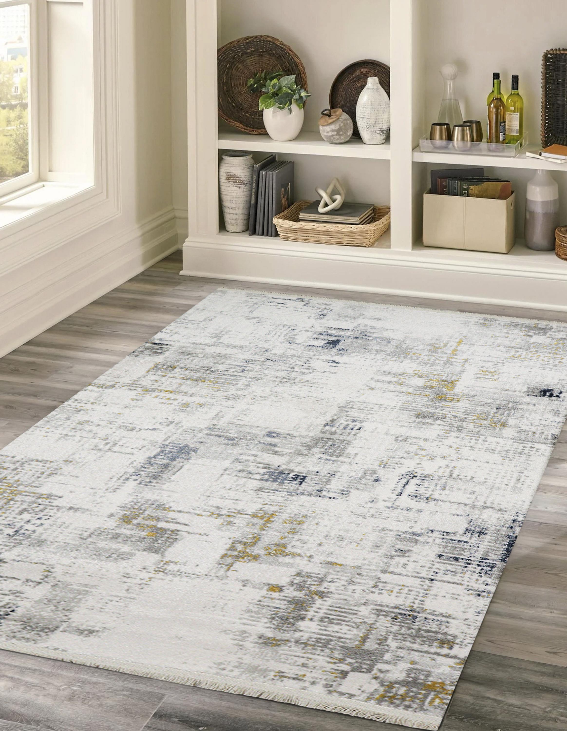 Sultan Asel Modern Pattern Acrylic Machine Woven Living Room Carpet - 11574