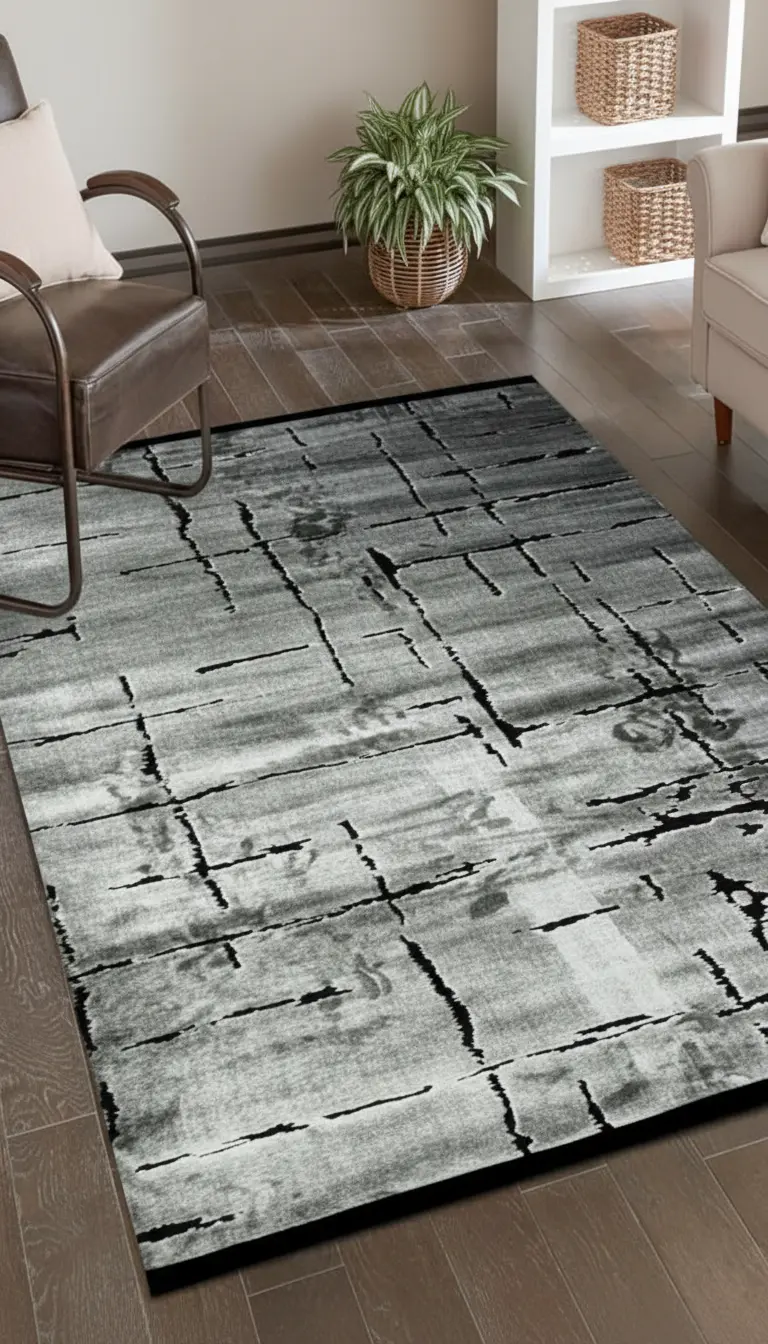Sultan Sare 05 Soft Shiny Non-Slip Machine Washable Woven Rug