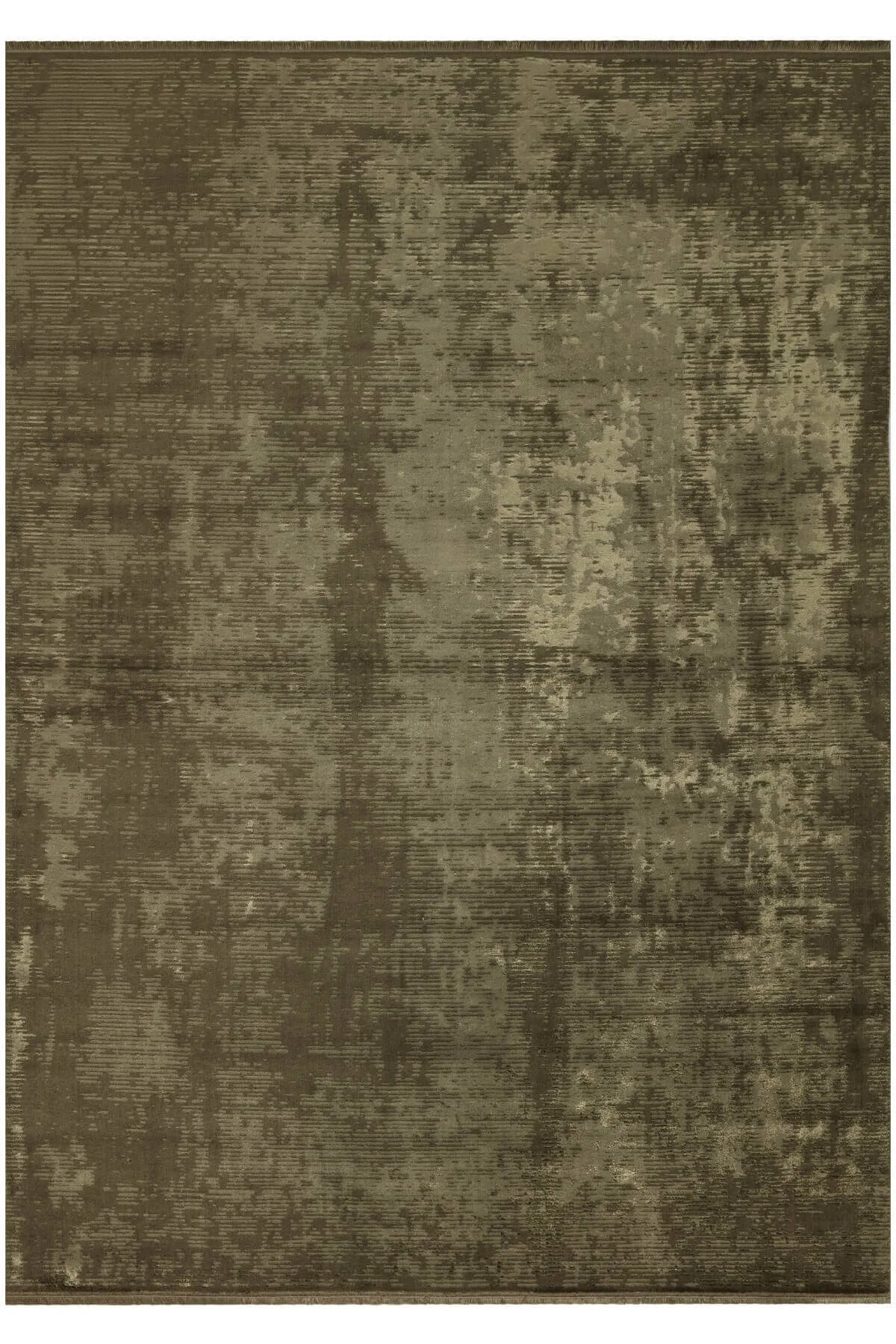 Vintage Green Bamboo Non-Slip Machine Woven Rug